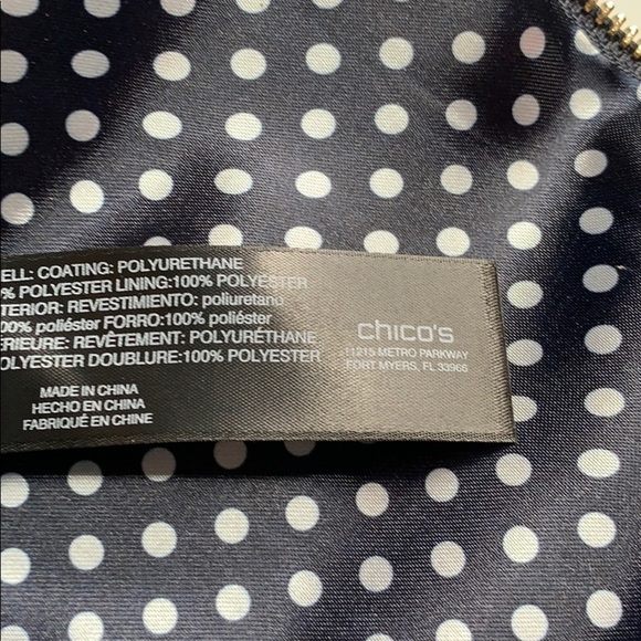 Chico’s Navy Blue White I-pad case. SM1715 - Picture 5 of 7